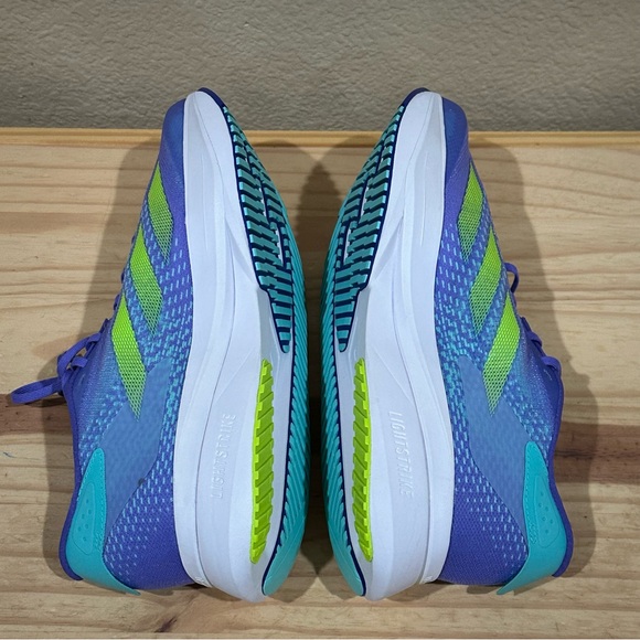 adidas Adizero SL2 M Cobalt Blue Lucid Lemon Blue Spark Men Running Shoes IE3396 - Picture 3 of 11